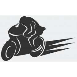 Sticker épi casque motard