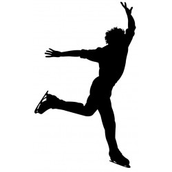 Sticker patineur grand écart