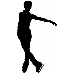 Sticker patineur recul arrière
