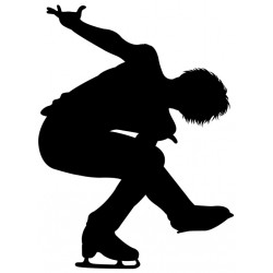 Sticker patineur côté regard
