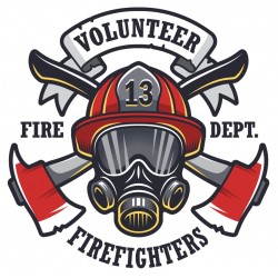 Sticker firefighters volunteer