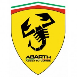 Stickers Abarth lettres + logo