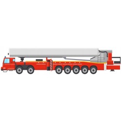 Sticker camionnette pompiers rouge