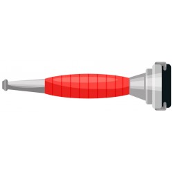 Sticker hache bois rouge