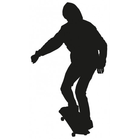 Sticker homme skate pente