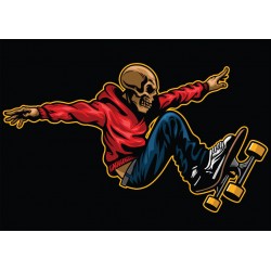 Sticker extreme skateboarding club