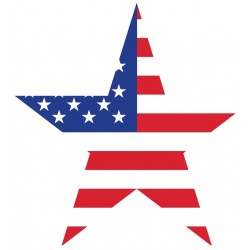 Sticker drapeau Etats-Unis