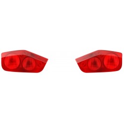 Sticker phares rouges blancs