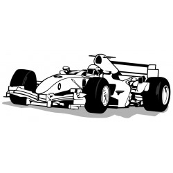 Sticker voiture gentes blanches