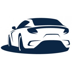 Sticker voiture blanche grisée
