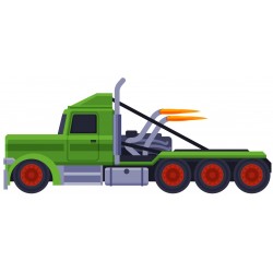 Sticker camion fusées
