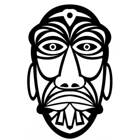 Sticker tête gueule