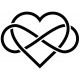 Sticker coeur love