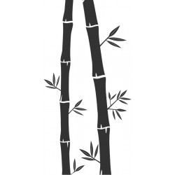 Sticker bambou fin