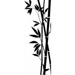 Sticker bambou vert