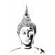 Sticker statue bouddha
