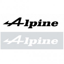 Stickers Alpine logo