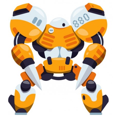 Sticker robot muscle