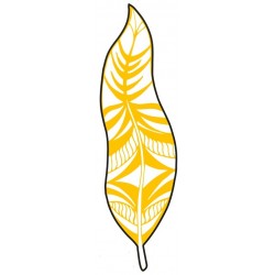 Sticker plume rsoe rouge