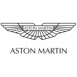 Stickers Aston Martin gris et blanc