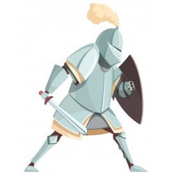 Sticker tente pour chevalier