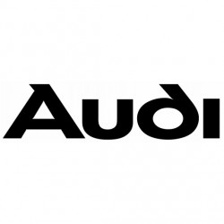 Stickers Audi (lettres noires)