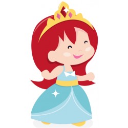 Sticker princesse féérique