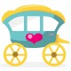 Sticker chateau rond