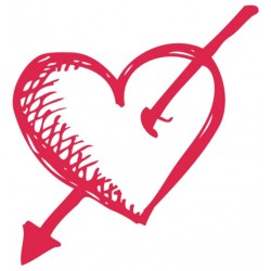 Sticker coeur love