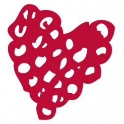 Sticker coeur avec fleche