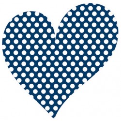 Sticker coeur colore