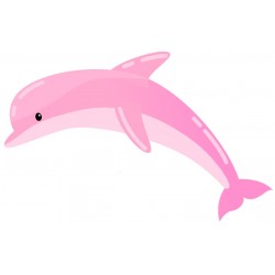 Sticker dauphin saute
