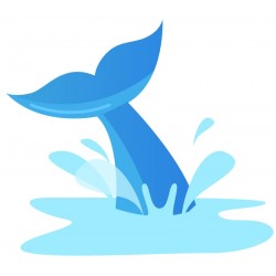 Sticker dauphin pique ²ballon