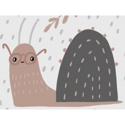 Sticker petit escargot rigolo