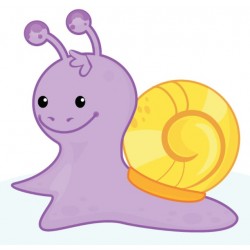 Sticker escargot maman et bebe