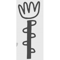 Sticker escargot surpris rigolo
