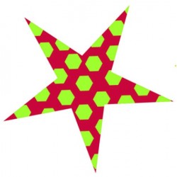 Sticker étoile vert anis