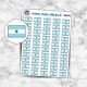 Planche sticker mini Drapeau Argentine