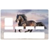 Sticker CB Cheval en course