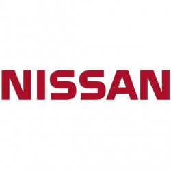 Stickers Nissan (lettres noires)