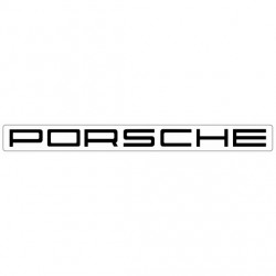 Stickers Porsche (lettres seules)