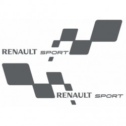 Stickers Renault (logo + nom)