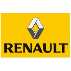 Stickers Renault vintage jaune