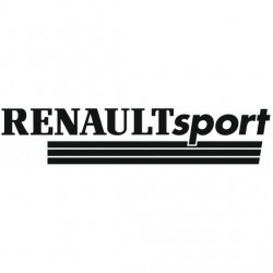 Stickers Renault Spoirt bandes couleurs